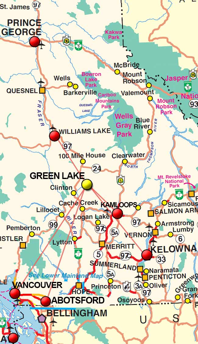 Flights To Green Lake / Charter Flight Network